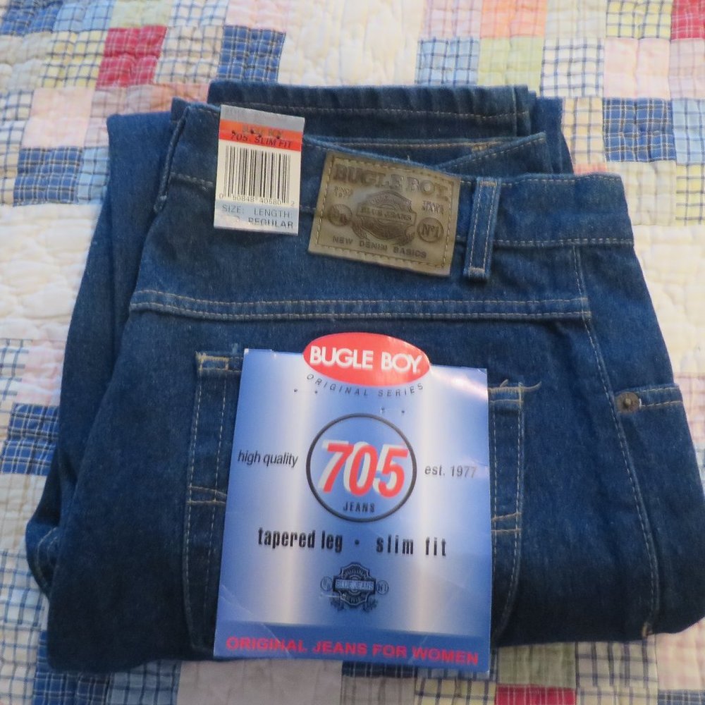 Women's Bugle Boy 705 Jeans Size 12  New w/tag
